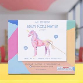 img 2 attached to 🦄 Unleash Your Imagination with the Allessimo Puzzle Reality Wooden Unicorn