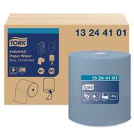 🧻 tork industrial blue wipers, centerfeed, 2 x 375 sheets, w1/w2 - 13244101 logo