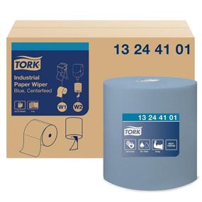 img 4 attached to 🧻 Промышленные черные салфетки Tork, центральная подача, 2 x 375 листов, W1/W2 - 13244101