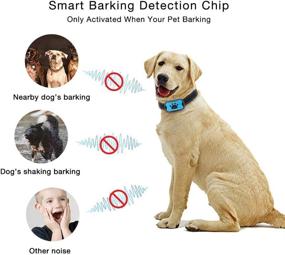 img 2 attached to 🐶 MASBRILL No-Shock Dog Bark Collars - Humanely Train Your Pet to Stop Barking with Vibration and Beep Deterrents - Suitable for Small, Medium, and Large Dogs 15-110lbs