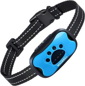 img 3 attached to 🐶 MASBRILL No-Shock Dog Bark Collars - Humanely Train Your Pet to Stop Barking with Vibration and Beep Deterrents - Suitable for Small, Medium, and Large Dogs 15-110lbs