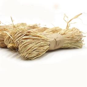 img 3 attached to 🎁 6 Rolls of Natural Raffia Grass: Perfect for DIY Crafts, Wedding Party Decor, and Rustic Gift Wrapping