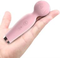 💆 pink cordless body massager with 10 powerful modes - upgraded mini back massager for effective relief of neck, shoulder, back, waist, and leg muscle tension logo