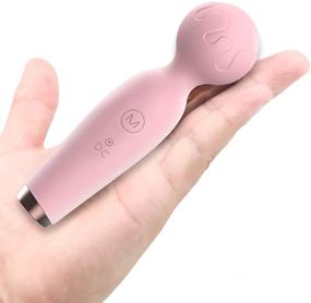 img 4 attached to 💆 Pink Cordless Body Massager with 10 Powerful Modes - Upgraded Mini Back Massager for Effective Relief of Neck, Shoulder, Back, Waist, and Leg Muscle Tension