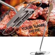 🔥 alphabet bbq branding iron set with interchangeable letters for personalized names logo