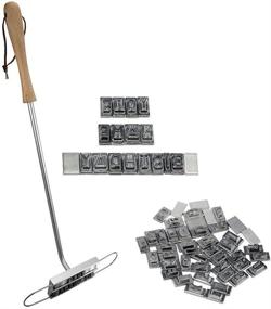 img 3 attached to 🔥 Alphabet BBQ Branding Iron Set with Interchangeable Letters for Personalized Names