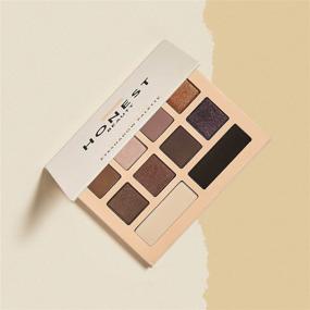 img 2 attached to 🎨 Палитра теней для век "Honest Beauty Get It Together": 10 насыщенных оттенков, проверено дерматологами, без жестокости, 0.67 унции.