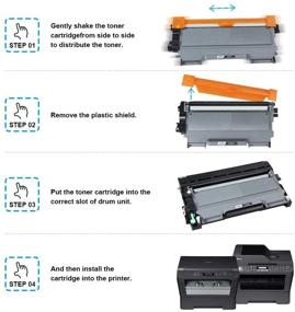 img 3 attached to 🖨️ INK E-SALE Compatible Toner Cartridge for Brother TN450 TN420 (2-Pack), High Yield, Black - Ideal for Brother HL-2270dw MFC-7360n DCP-7065dn IntelliFAX-2840 Printer