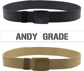 img 3 attached to 🔧 Enhanced Versatility: ANDY GRADE Adjustable Tactical Plastic Men's Accessories and Belts