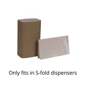 img 3 attached to 🧻 250-Pack Georgia-Pacific Brown Paper Towels - S-Fold, Recycled, 16 Cases (4000 Total)