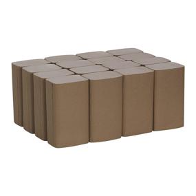 img 2 attached to 🧻 250-Pack Georgia-Pacific Brown Paper Towels - S-Fold, Recycled, 16 Cases (4000 Total)