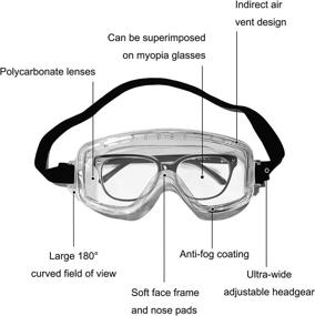 img 3 attached to Design Pie Protective Wide Vision Lightweight Over Glasses