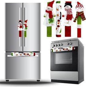 img 4 attached to UMARDOO Christmas Refrigerator Decorations Dishwasher