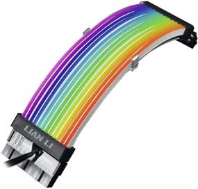 img 4 attached to 🌈 Lian Li PW24-V2 ADDRESSABLE RGB STRIMER Plus 24-PIN: Elevate Your PC Aesthetic with Brilliant RGB Illumination!