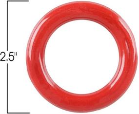 img 2 attached to 🎪 Gamie Plastic Carnival Rings - Pack of 24-2.5 Inch Rings for Ring Toss - Fun Target Toys - Cool School and Carnival Party Favors