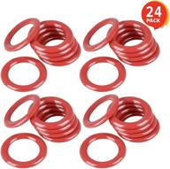 🎪 gamie plastic carnival rings - pack of 24-2.5 inch rings for ring toss - fun target toys - cool school and carnival party favors логотип