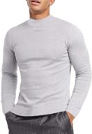 👕 kingbega men's turtleneck pullover sweaters in t-shirts & tanks - cameinic clothing logo