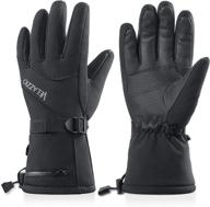 🧤 velazzio ski gloves - waterproof, breathable snowboard gloves with 3m thinsulate insulation for warm winter snow activities – unisex design логотип