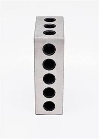img 1 attached to LLDSIMEX Pair - Precision Steel 1-2-3 Blocks: 1x2x3, 23 Holes - High-Quality Industrial Tool