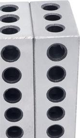 img 3 attached to LLDSIMEX Pair - Precision Steel 1-2-3 Blocks: 1x2x3, 23 Holes - High-Quality Industrial Tool
