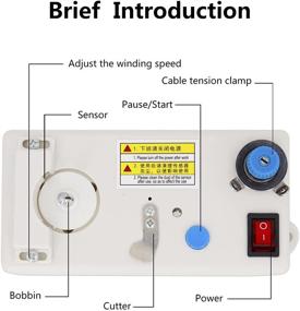 img 3 attached to 🧵 SolidGnik Bobbin Winder - Automatic Sewing Bobbin Winder for Domestic and Industrial Machines, with 10PCS Metal Bobbins