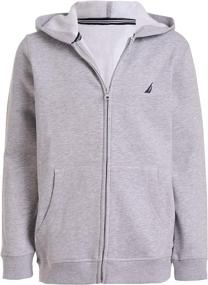 img 4 attached to Nautica Kids Boys Fleece Hoodie Boys' Clothing ~ Fashion Hoodies & Sweatshirts