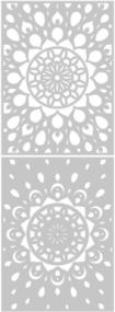 img 3 attached to ✂️ Sizzix Thinlits Kaleidoscope Layers Die Set: 4-Pack Multicolor Cutting dies