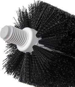 img 1 attached to 🧹 Enhanced Carlisle Sparta Floor Drain Brush - 4" Bristle Diameter, Black