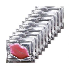 img 4 attached to 💋 Adofect 30-Piece Collagen Crystal Lip Masks - Moisturizing, Removes Dead Skin, Anti-Chapped & Anti-Aging, Plumping Lip Pads, Pink