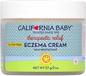 img 4 attached to 🌿 California Baby Therapeutic Relief Eczema Cream: Organic Gluten-Free Moisturizer for Sensitive Skin | Hydrates & Soothes Eczema Flare Ups | 2oz