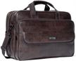cluci leather briefcases for men expandable 15 logo