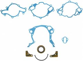 img 1 attached to 🔒 Superior Performance: Fel-Pro-TCS45449 Timing Cover Gasket Set Ensures Reliable Engine Protection