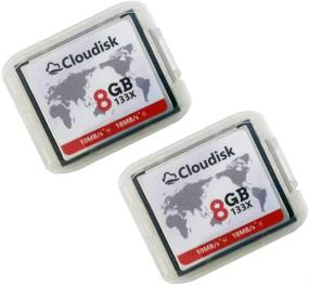 img 2 attached to 📷 High Speed DSLR Camera Card Reader for Compact Flash Memory Cards - Cloudisk CF Card (8GB2PK)