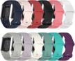 compatible replacement silicone wristband multicolor 12pack logo