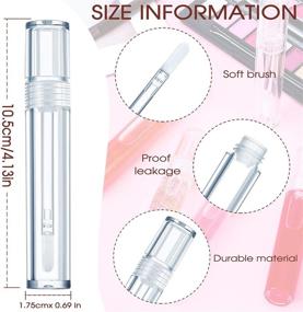 img 3 attached to 💄 Refillable Transparent Lipstick Containers for Improved SEO