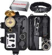 🔧 xuanlan 13-in-1 outdoor survival gear tool kit with bracelet, fire starter, whistle, wood cutter, water bottle clip, tactical pen - survival kit 2 логотип