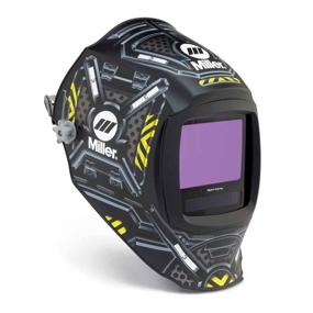 img 4 attached to 🔥 Enhanced Miller Digital Infinity Auto Darkening Welding Helmet for Black Ops