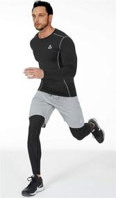 img 1 attached to SILKWORLD Compression T Shirts Baselayer Crewneck_3 Outdoor Recreation for Climbing