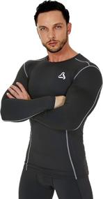 img 2 attached to SILKWORLD Compression T Shirts Baselayer Crewneck_3 Outdoor Recreation for Climbing