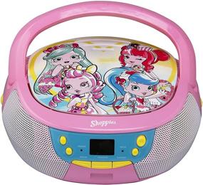 img 1 attached to 🎵 Shopkins CD Stereo Boombox featuring Portable Design and AM/FM Radio