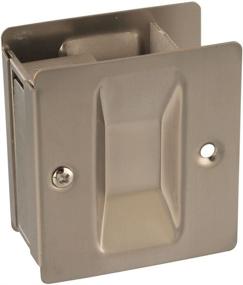 img 1 attached to 🚪 Satin Nickel V1950 Pocket Door Pull by National Hardware N326-306