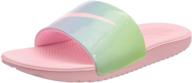nike kawa little slide cw1656 600 boys' shoes for sandals logo