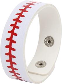 img 2 attached to Бейсбольные браслеты FirstFeeling Sports Wristband