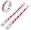 firstfeeling baseball bracelets sports wristband logo