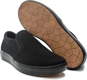 img 3 attached to 👟 TIOSEBON Comfortable Breathable Men's Slip-On Sneakers for Walking, Loafers & Slip-Ons