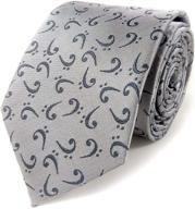 stylish men's bass clef necktie - perfect for bass players! logo