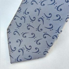 img 2 attached to Stylish Men's Bass Clef Necktie - Perfect for Bass Players!