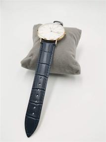 img 1 attached to Genuine Calfskin Leather Watch Strap