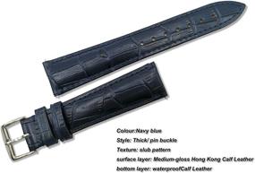img 3 attached to Genuine Calfskin Leather Watch Strap
