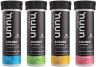 💪 stay energized with nuun energy: caffeine, b vitamins, ginseng & electrolyte drink tablets - 40 count, mixed flavors logo